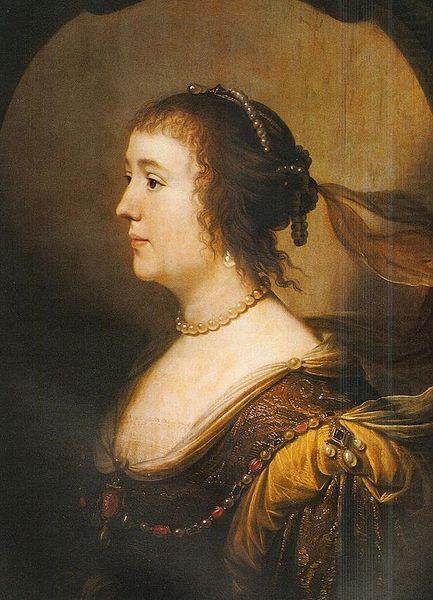 Portrait of Amelia van Solms, Gerrit van Honthorst